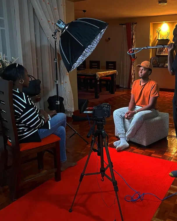 Behind the scenes: lighting setup on location