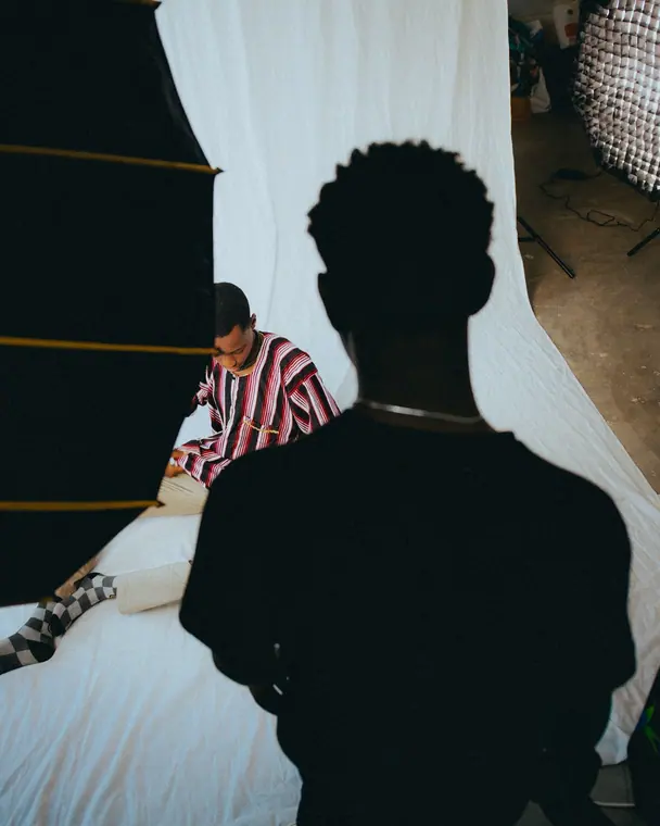 Behind the scenes: lighting setup on location