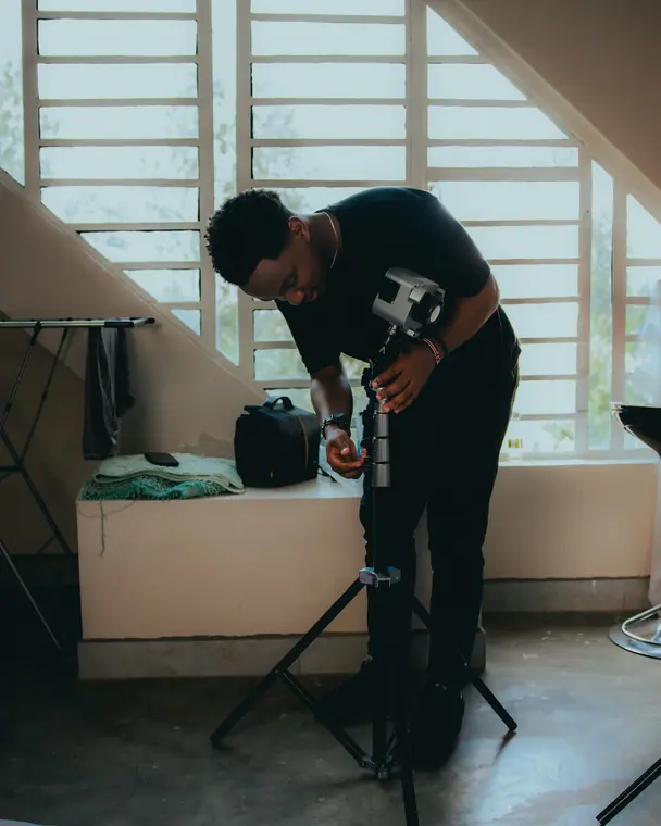 Behind the scenes: lighting setup on location