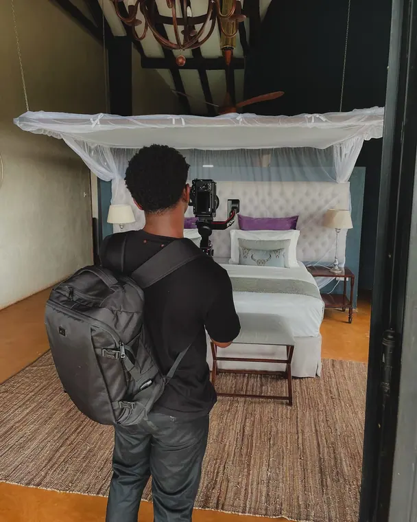 Behind the scenes: lighting setup on location